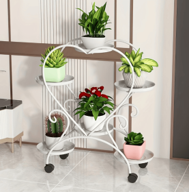 Heart-shaped Flower Pot Rack