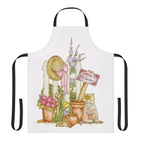 Garden-Themed Apron for Plant Lovers, Welcome to My Garden, Gift for Her, Gardening Accessory, Kitchen Apron