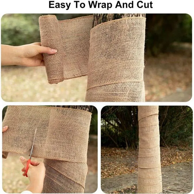 Burlap Tree Wraps,4 Rolls