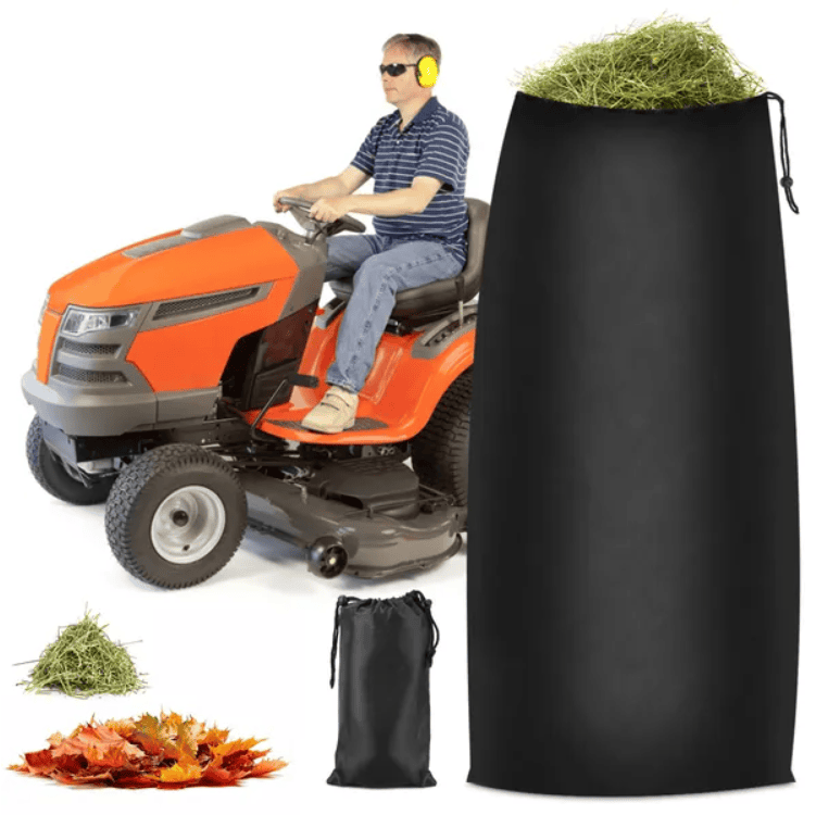Lawn Tractor Leaf Bag 54 Cubic Feet Standard Garden Waste  Bag W  112in Opening For Fast   Easy Leaf  Riding Lawn Mower Rubbish Bag Outdoor