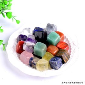 Natural Crystal Cube Rough Polishing Aromatherapy Stone Diffuser Stone White Crystal Rough Decorative Pendulum