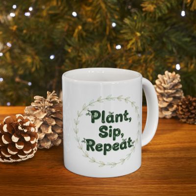 Garden Morning Mug – Plant, Sip, Repeat